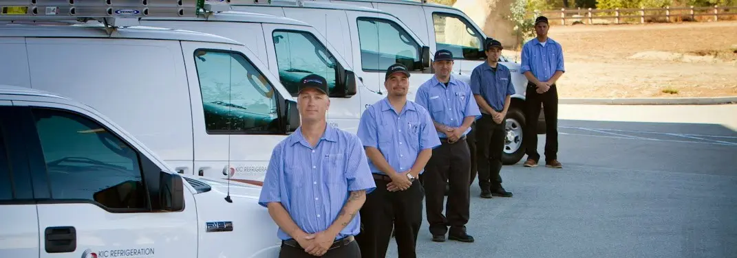 KIC Refrigeration crew ready for Mini Split Repair jobs across Vallejo