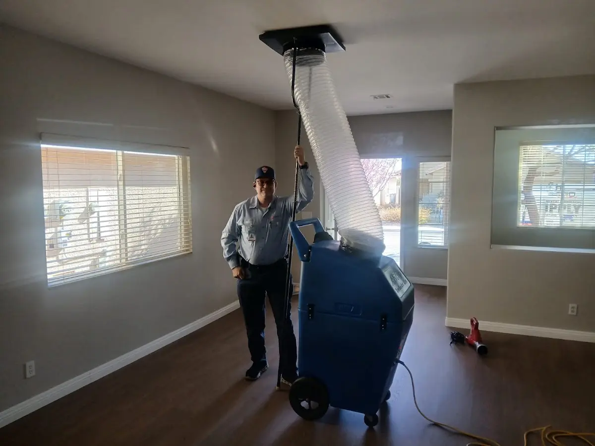 Professional Dryer Vent Cleaning work inside a Vallejo home